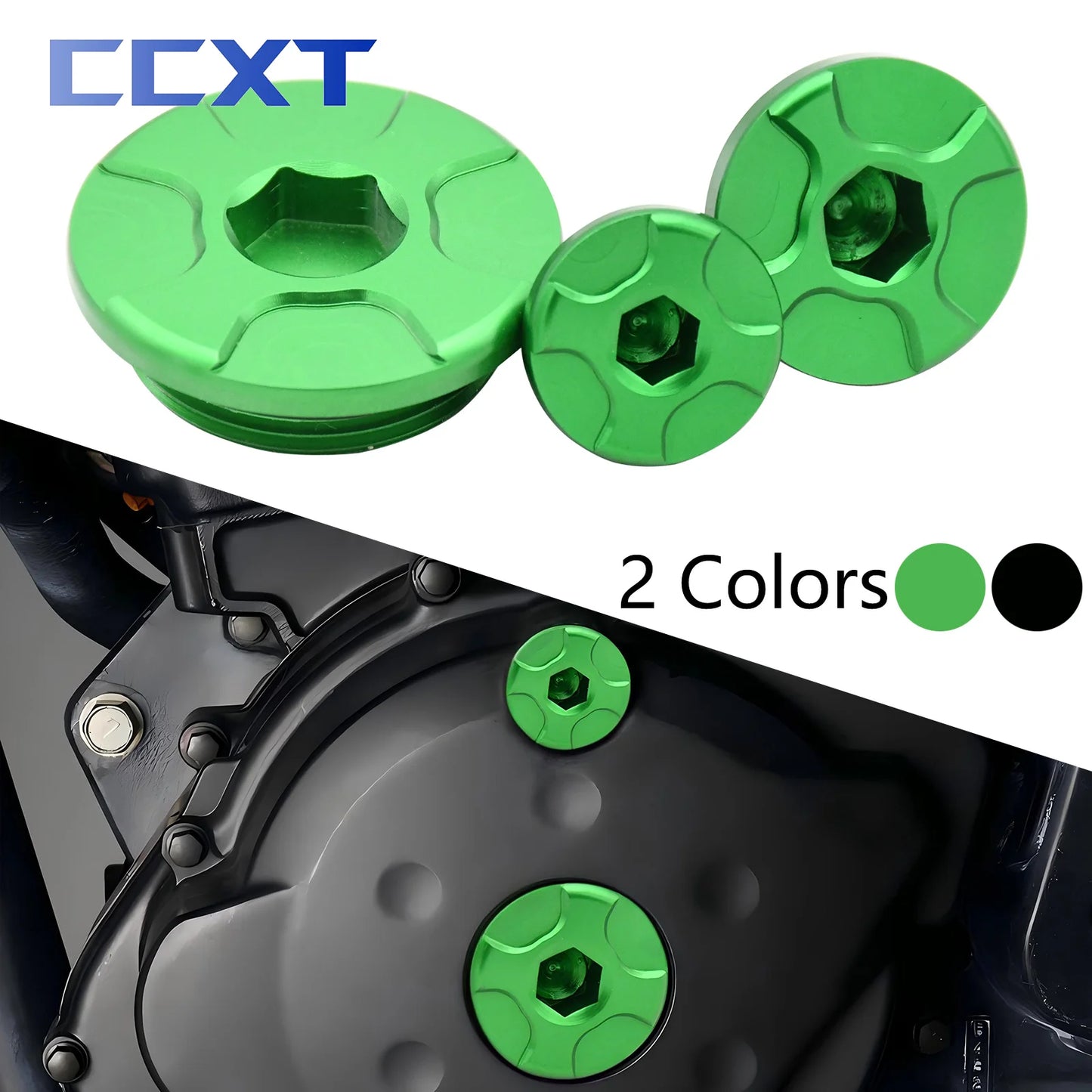 Engine Timing Cover Oil Filler Plug Crankcase Cap For Kawasaki KX250F KX450F KLX450R KX250 KX450 KX 250 450 250F 450F 450R