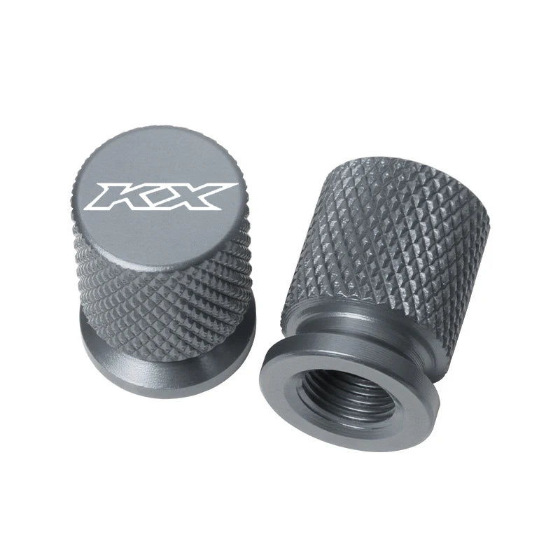 For kawasaki KX65 KX80 KX85 KX125 KX250 KX250F KX450F Motorcycle CNC Wheel Tire Valve Cover Cap Plug KX 65 80 85 125 250 450 F