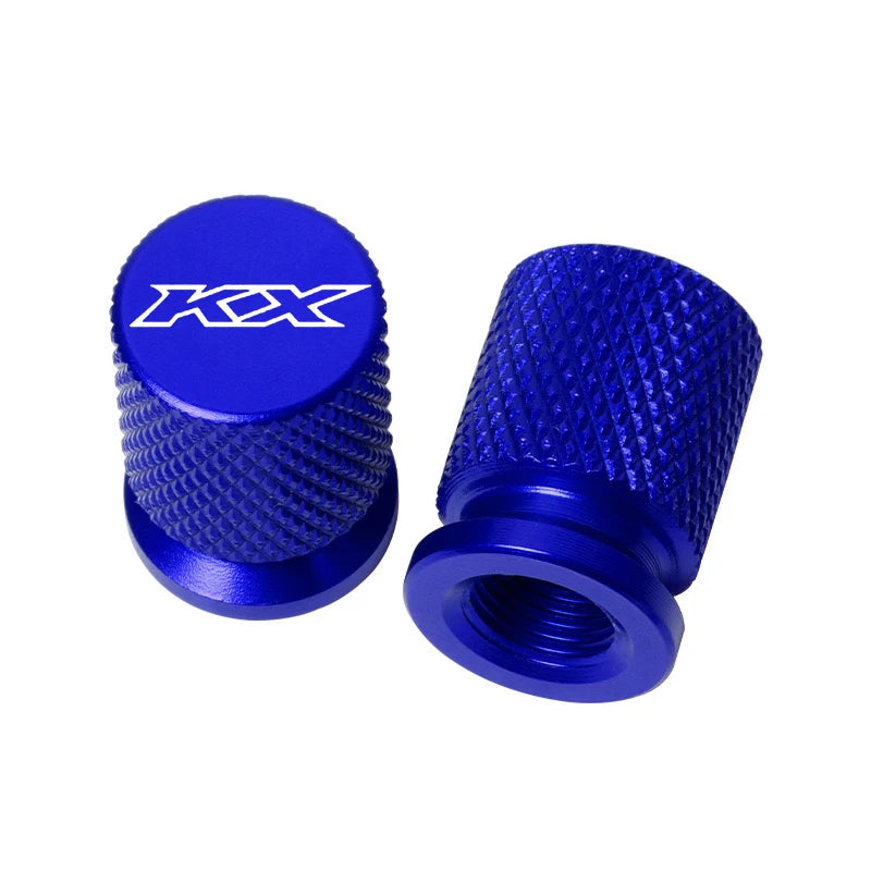 For kawasaki KX65 KX80 KX85 KX125 KX250 KX250F KX450F Motorcycle CNC Wheel Tire Valve Cover Cap Plug KX 65 80 85 125 250 450 F