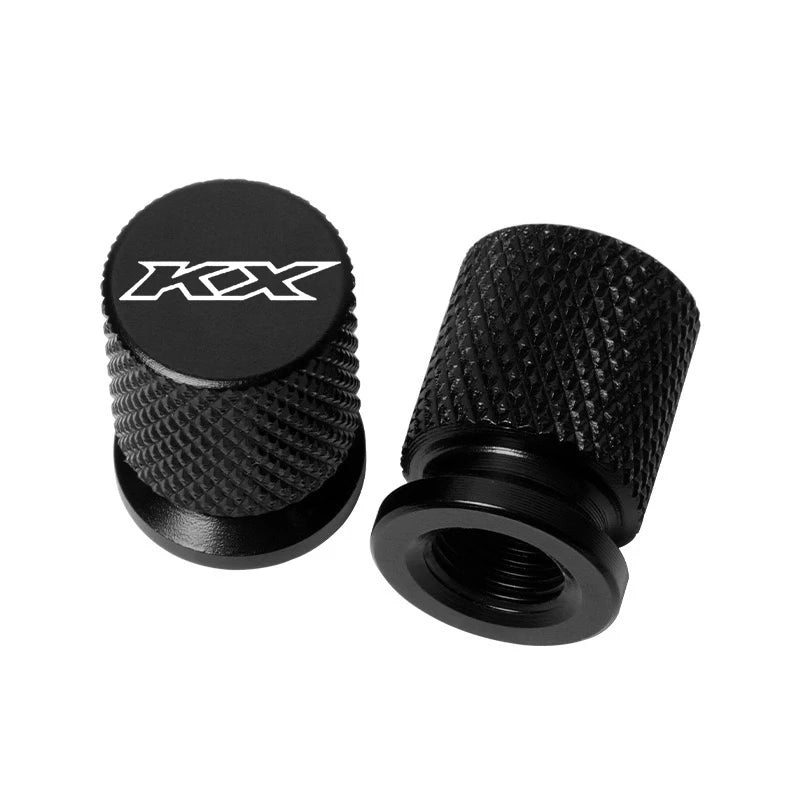 For kawasaki KX65 KX80 KX85 KX125 KX250 KX250F KX450F Motorcycle CNC Wheel Tire Valve Cover Cap Plug KX 65 80 85 125 250 450 F