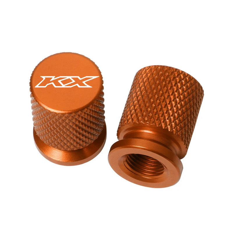 For kawasaki KX65 KX80 KX85 KX125 KX250 KX250F KX450F Motorcycle CNC Wheel Tire Valve Cover Cap Plug KX 65 80 85 125 250 450 F