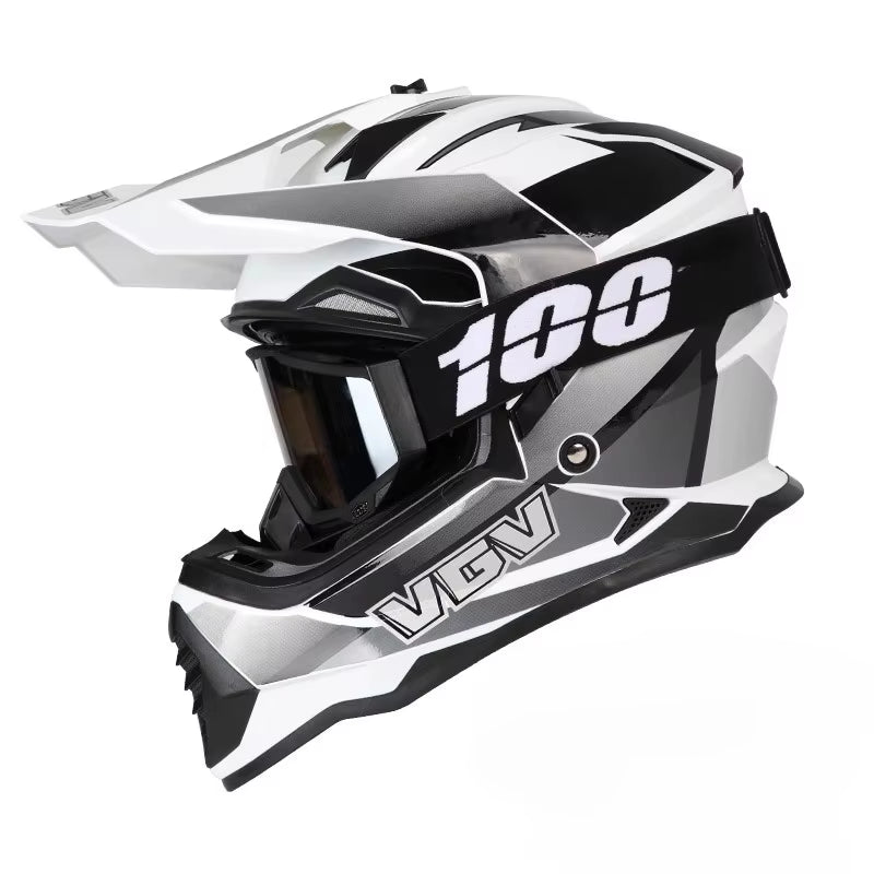 New DOT Certification VGV Motorcycle Helmet Gift 100 Goggles ATV Downhill Cascos Off-Road Capacete Men Motocross Helmet for KTM