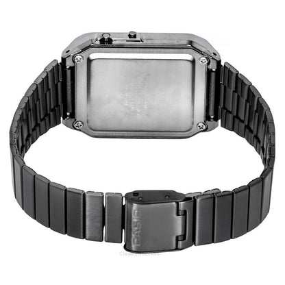 Casio Vintage Digital Calculator Stainless Steel Quartz CA-500WEGG-1B Men's Watch