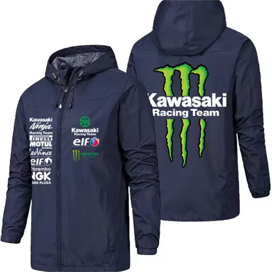 Racing team jacket - MONSTER ENERGY KAWASAKI