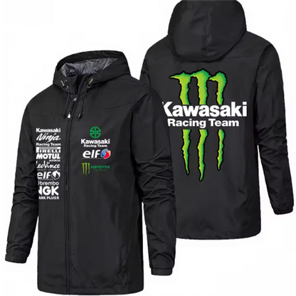 Racing team jacket - MONSTER ENERGY KAWASAKI