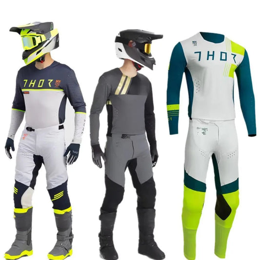 2025 FH Motocross Gear Set Off Road Moto Jersey Set Dirt Bike Kit Motorcycle Suit