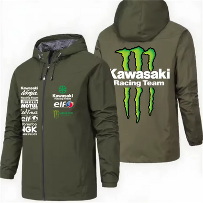Racing team jacket - MONSTER ENERGY KAWASAKI