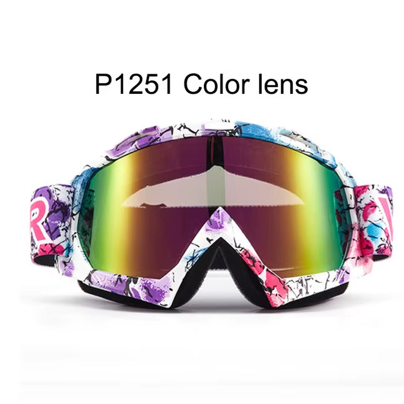 Outdoor Motorcycle Goggles Cycling MX Off-Road Ski Sport ATV Dirt Bike Racing Glasses for Fox Motocross Goggles Google
